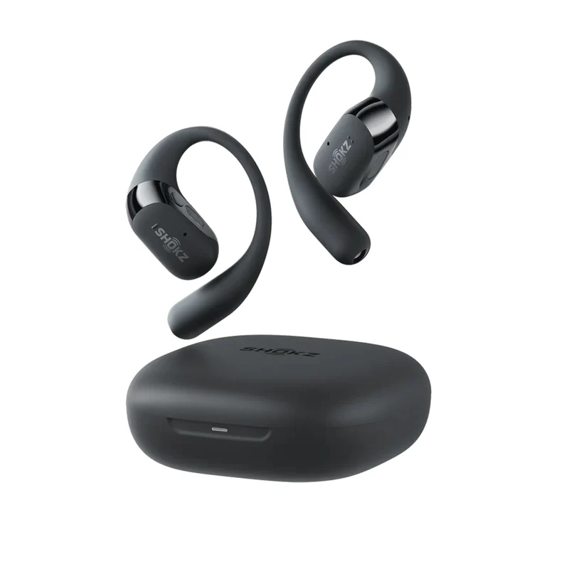 SHOKZ OpenFit 2+ | Écouteurs ouverts - Jusqu'à 48 heures d'autonomie - Bluetooth - Noir