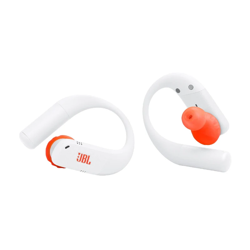 JBL Endurance Peak 4 | Écouteurs intra-auriculaires - TwistLock - Blanc/Orange