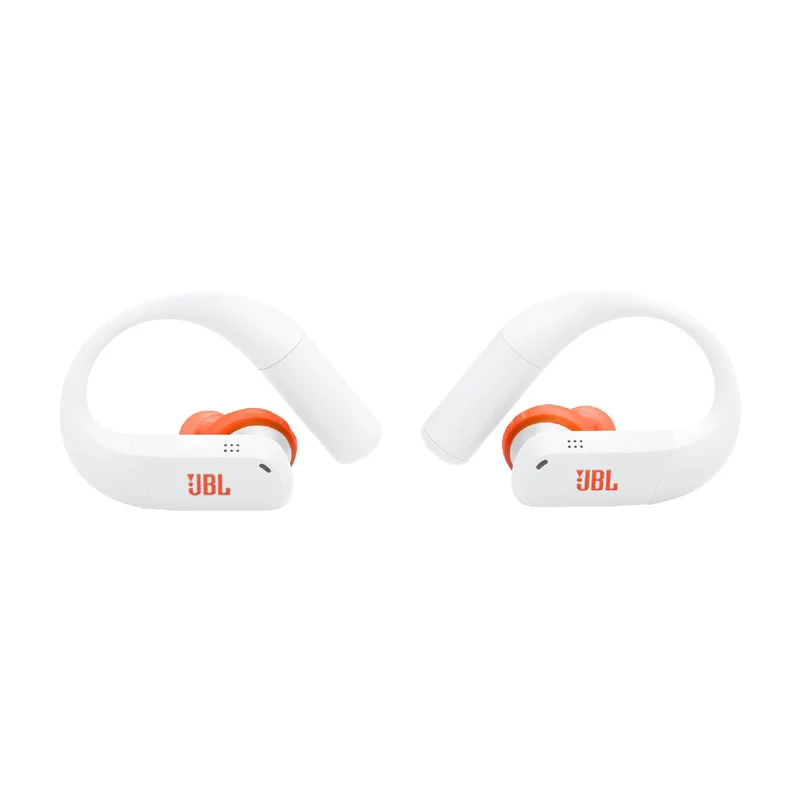 JBL Endurance Peak 4 | Écouteurs intra-auriculaires - TwistLock - Blanc/Orange