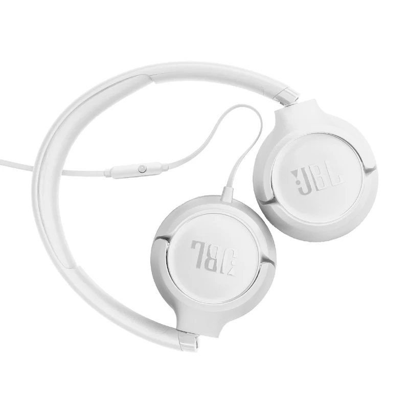 JBL Tune 530 | Casque supra-auriculaire - Avec fil - Pliable - Blanc