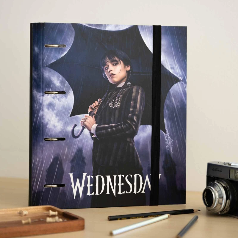 Wednesday Addams Ringordner