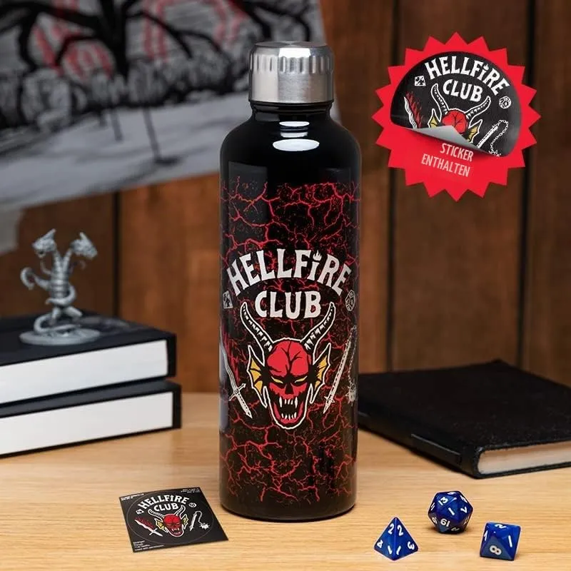 Stranger Things Trinkflasche Hellfire Club