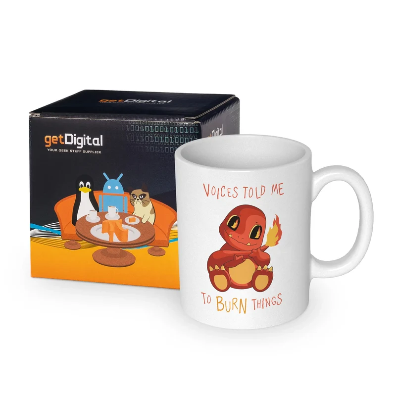 Mug Voices Told Me To Burn Things