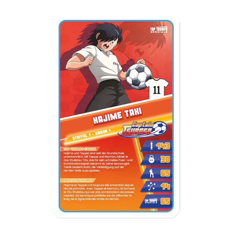 Top Trumps Specials Captain Tsubasa Kartenspiel