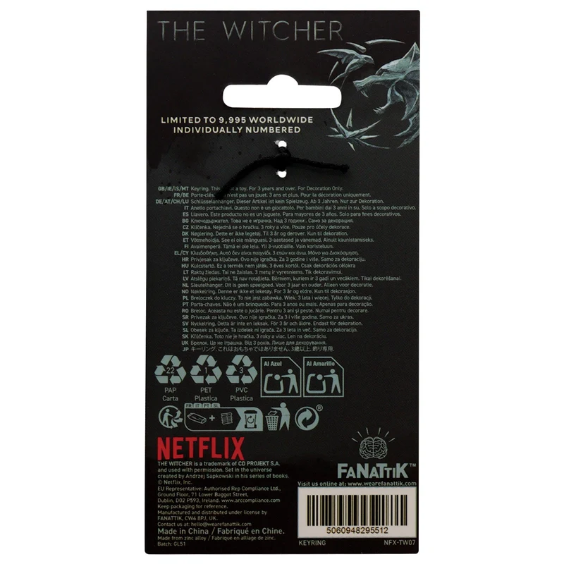 The Witcher Schlüsselanhänger Geralt und Plötze