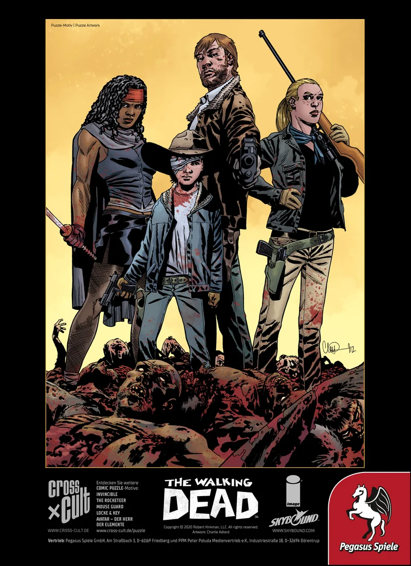 The Walking Dead Comic-Puzzle: Die Zombiejäger