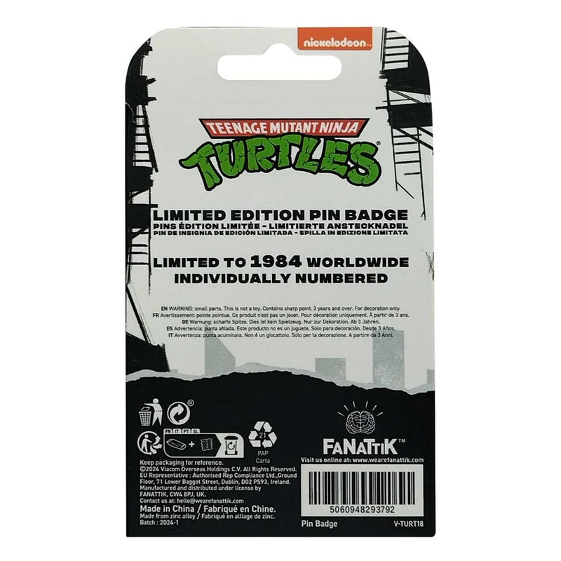 Teenage Mutant Ninja Turtles Pin Edition limitée 40e anniversaire