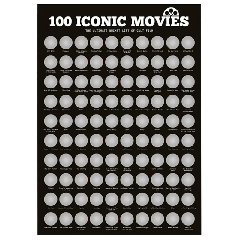 Rubbelposter: 100 Filme, die du gesehen haben musst