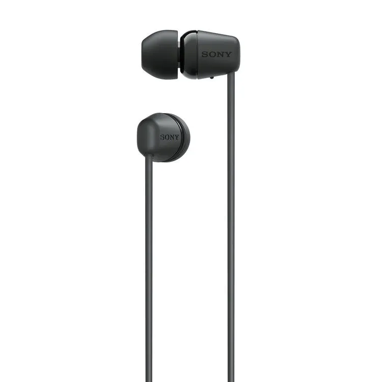 Sony WI-C100 | Écouteurs intra-auriculaires - Sans fil - Bluetooth - Tour de cou - Microphone - IPX4 - Noir