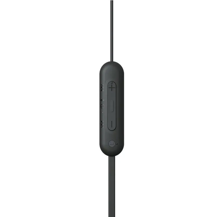 Sony WI-C100 | Écouteurs intra-auriculaires - Sans fil - Bluetooth - Tour de cou - Microphone - IPX4 - Noir