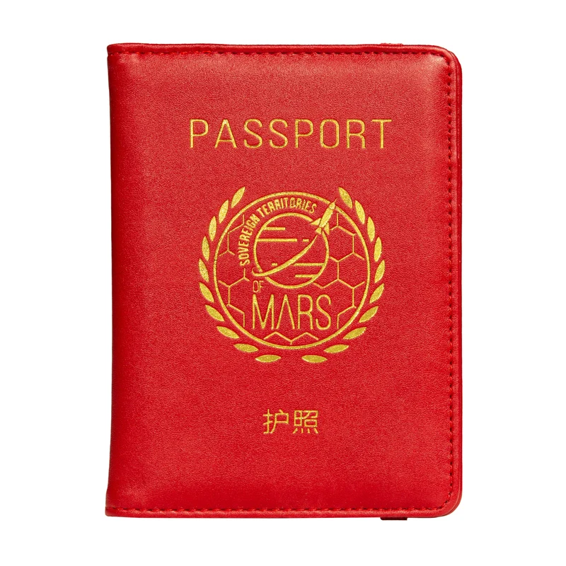 Passhülle Sovereign Territories of Mars mit RFID-Schutz