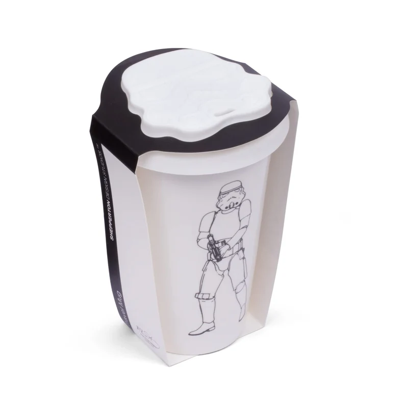 Original Stormtrooper Thermobecher Weiß mit Helmdeckel