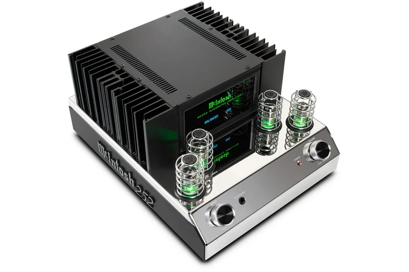 McIntosh MA252 - Amplificateur stéréo intégré hybride 100 Watts/Canal, entrée phono (Boîte ouverte)
