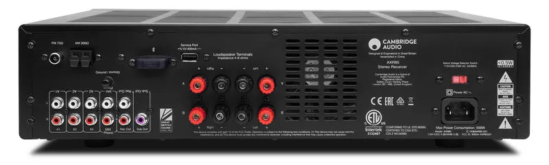 Cambridge Audio AXR85 - Récepteur stéréo AM/FM 85W/Canal (Occasion)
