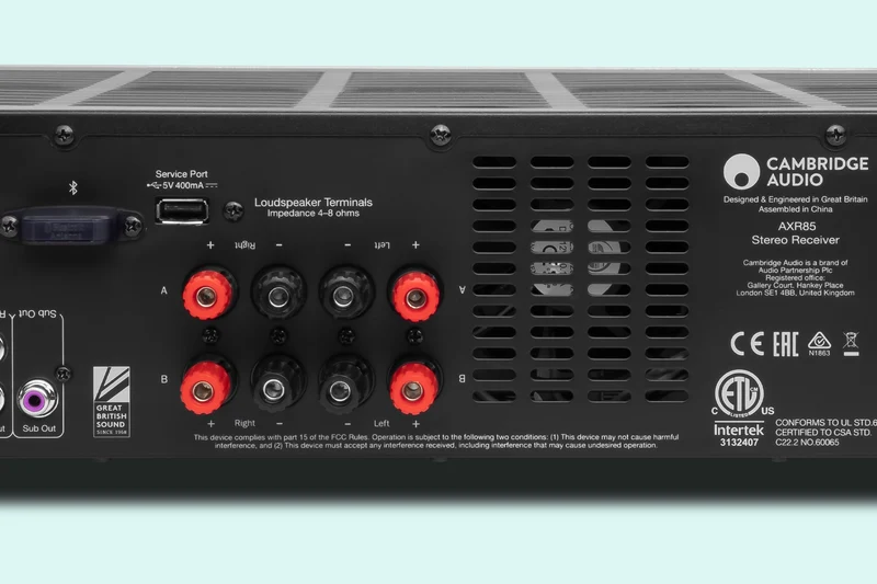 Cambridge Audio AXR85 - Récepteur stéréo AM/FM 85W/Canal (Occasion)