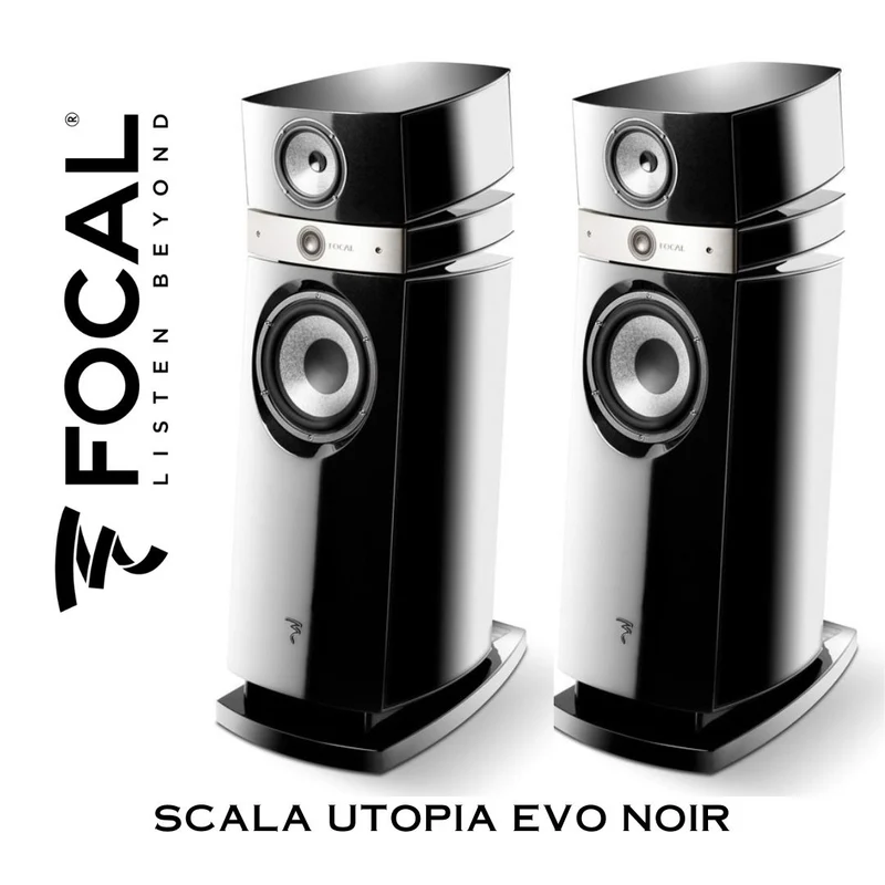 Focal Scala UTOPIA EVO Noires - Enceintes de type colonne 3 voies (Occasion en parfait état)