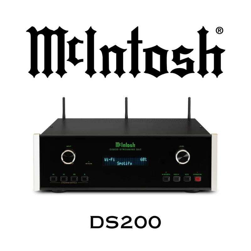 McIntosh DS200 - Lecteur réseau DAC 32 bits à 8 canaux (Boîte ouverte)