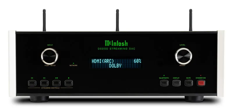McIntosh DS200 - Lecteur réseau DAC 32 bits à 8 canaux (Boîte ouverte)