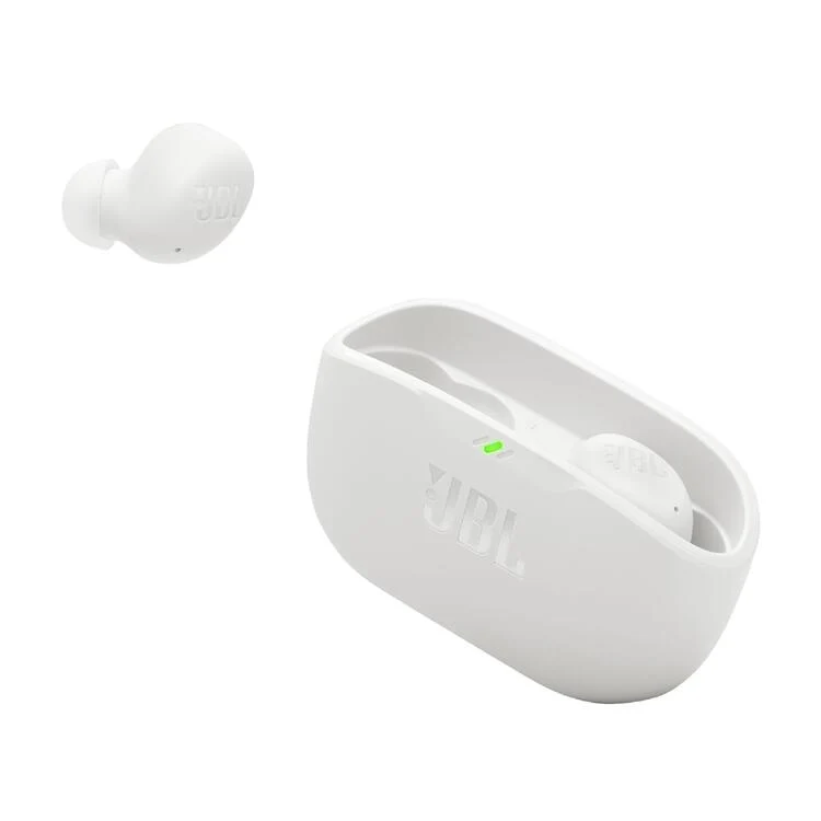 JBL Vibe Buds 2 | Écouteurs intra-auriculaires - Sans fil - Bluetooth - Technologie Smart Ambient - Blanc