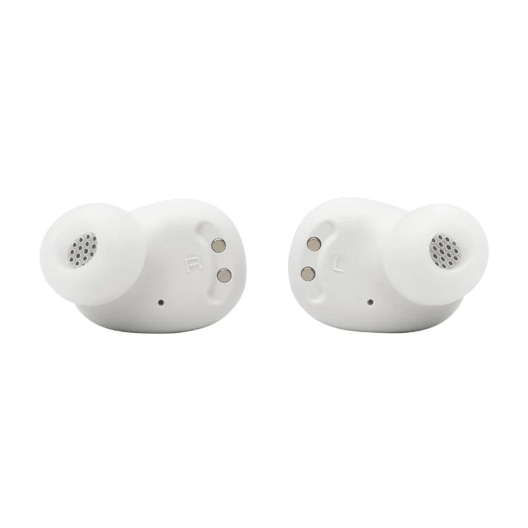 JBL Vibe Buds 2 | Écouteurs intra-auriculaires - Sans fil - Bluetooth - Technologie Smart Ambient - Blanc