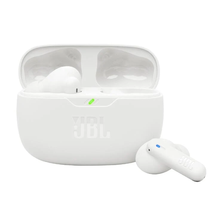 JBL Vibe Beam 2 | Écouteurs intra-auriculaires - Sans fil - Bluetooth - Technologie Smart Ambient - Blanc