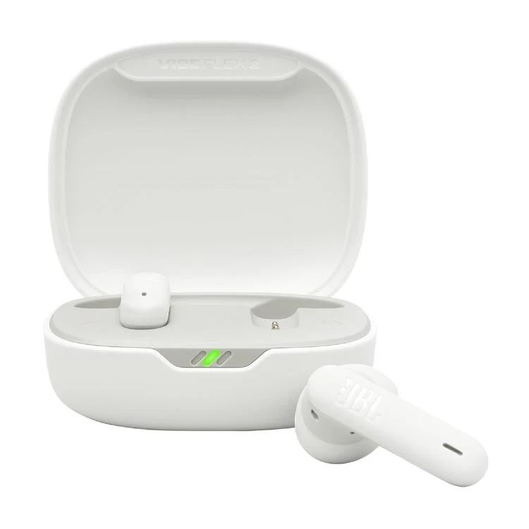 JBL Vibe Flex 2 | Écouteurs intra-auriculaires - Sans fil - Bluetooth - Technologie Smart Ambient - Blanc