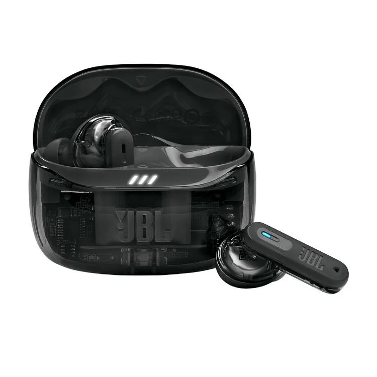 JBL Tune Beam 2 | Casque intra-auriculaire - 100% sans fil - Bluetooth - Smart Ambient - 6 microphones - Ghost Black