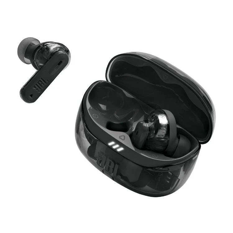 JBL Tune Beam 2 | Casque intra-auriculaire - 100% sans fil - Bluetooth - Smart Ambient - 6 microphones - Ghost Black