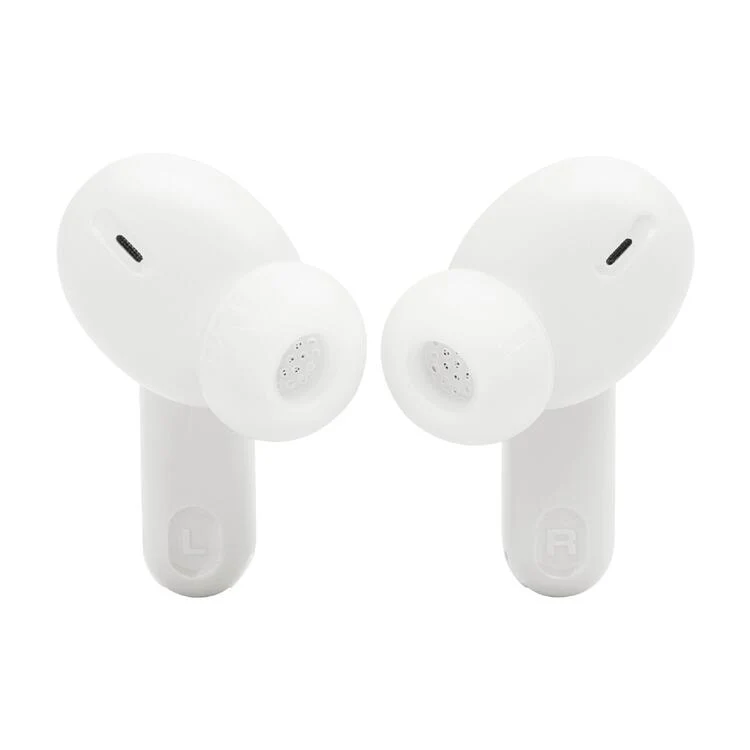 JBL Tune Beam 2 | Casque intra-auriculaire - 100% sans fil - Bluetooth - Smart Ambient - 6 microphones - Blanc