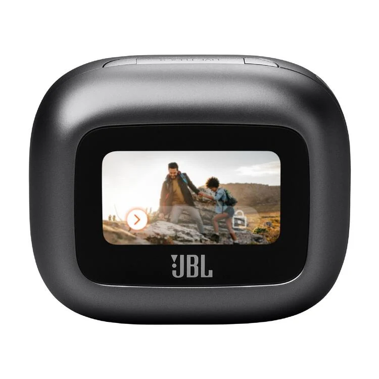 JBL Live Flex 3 | Casque intra-auriculaire - Sans fil - Réduction du bruit - Écran tactile 1,45" - Noir