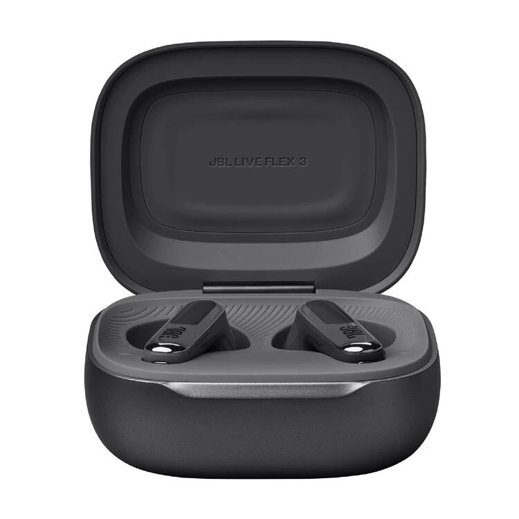 JBL Live Flex 3 | Casque intra-auriculaire - Sans fil - Réduction du bruit - Écran tactile 1,45" - Noir