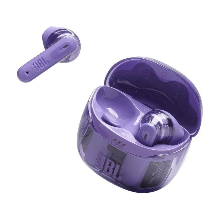 JBL Tune Flex 2 | Casque intra-auriculaire - 100% sans fil - Bluetooth - Réduction du bruit - 6 microphones - IP54 - Ghost Purple