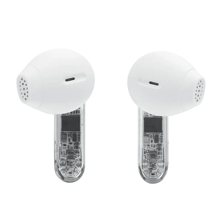 JBL Tune Flex 2 | Casque intra-auriculaire - 100% sans fil - Bluetooth - Réduction du bruit - 6 microphones - IP54 - Ghost White