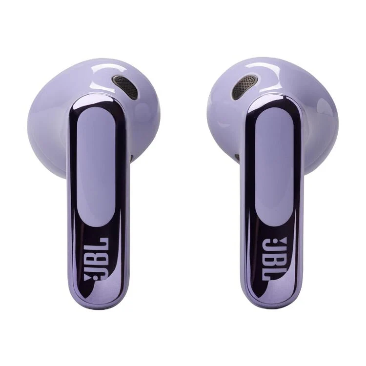 JBL Live Flex 3 | Casque intra-auriculaire - Sans fil - Réduction du bruit - Écran tactile 1,45" - Violet