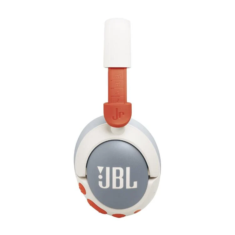 JBL JR 470NC | Casque supra-auriculaire pour enfants - Sans fil - Bluetooth - Blanc