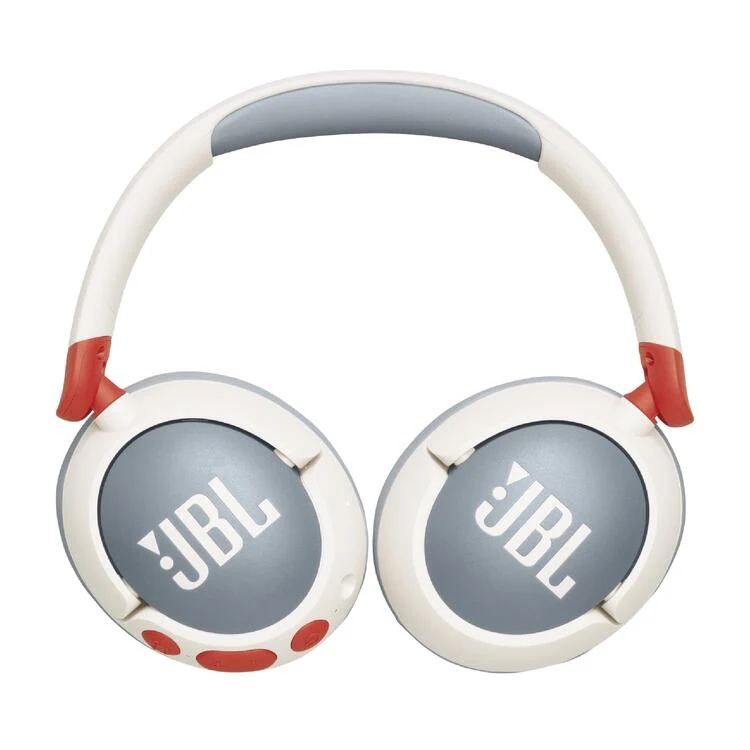 JBL JR 470NC | Casque supra-auriculaire pour enfants - Sans fil - Bluetooth - Blanc
