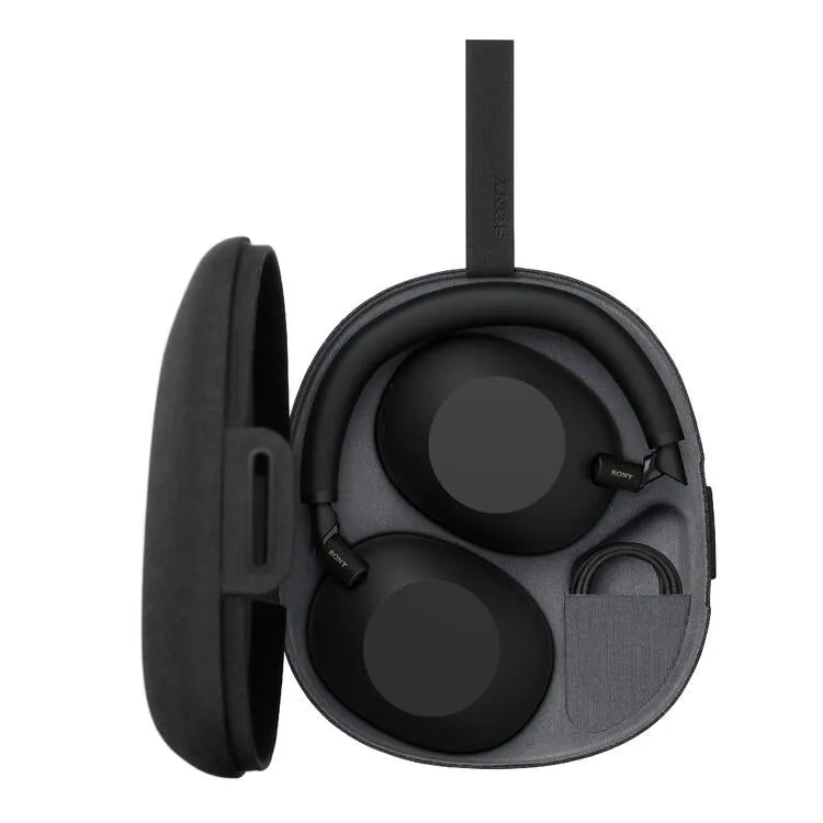 Sony WH1000XM6/B | Casque sans fil circum-auriculaire - Réduction de bruit HD QN3 - 12 microphones - Noir