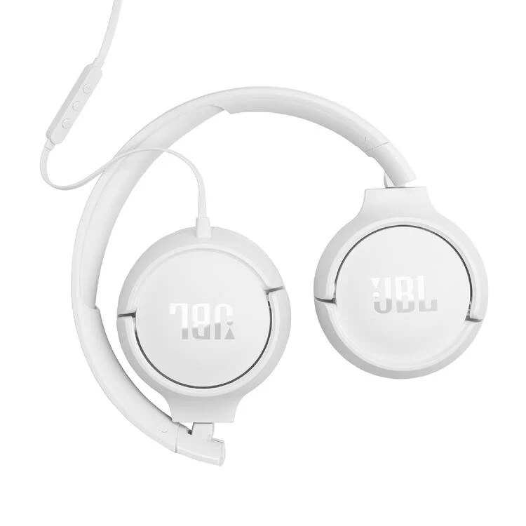 JBL Tune 520C | Casque supra-auriculaire - USB-C - Bluetooth - Blanc