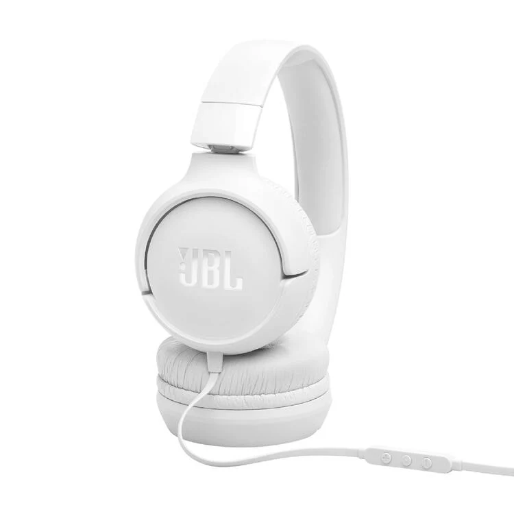 JBL Tune 520C | Casque supra-auriculaire - USB-C - Bluetooth - Blanc