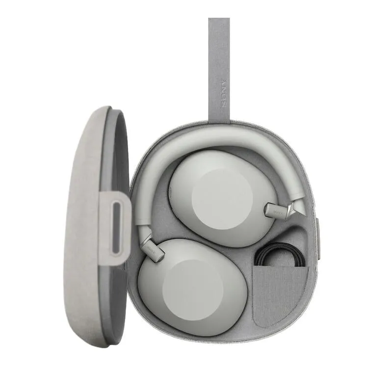 Sony WH1000XM6/S | Casque sans fil circum-auriculaire - Réduction de bruit HD QN3 - 12 microphones - Argent