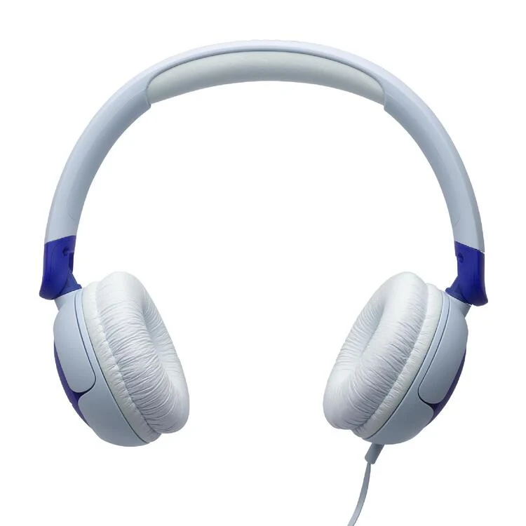 JBL JR320 | Casque circum-aural filaire pour enfants - JBL Safe Sound - Microphone - Bleu