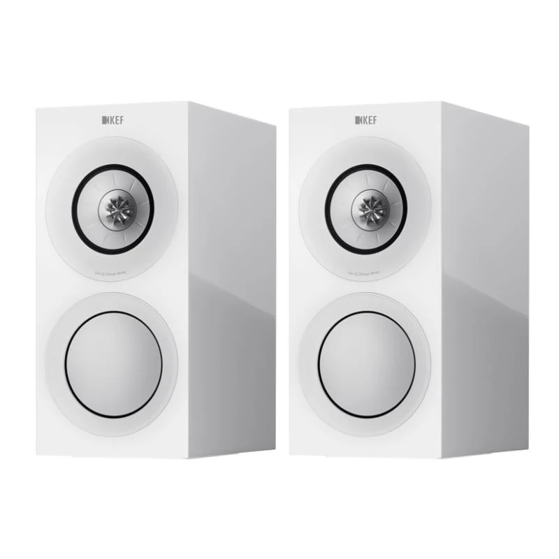 KEF R3 META Blanc - Véritable enceintes d'étagère trois voies! (la paire) (Boîtes ouvertes)