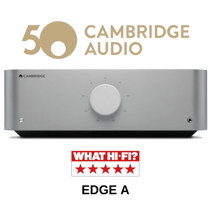 Cambridge Audio EDGE A - Amplificateur stéréo intégré 100 W/canal, Bluetooth (Occasion, État Neuf)