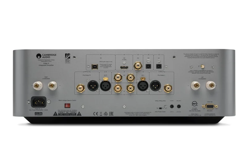 Cambridge Audio EDGE A - Amplificateur stéréo intégré 100 W/canal, Bluetooth (Occasion, État Neuf)