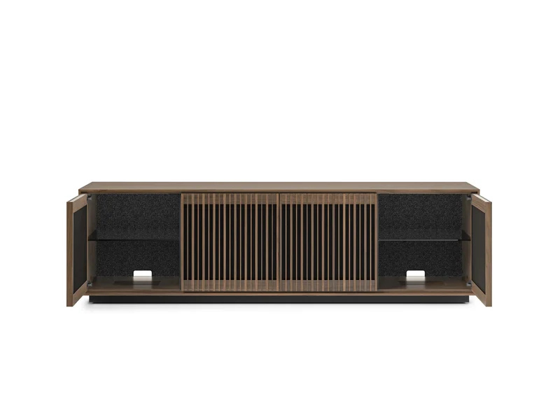 BDI Profile 8479 | Meuble multimédia 4 portes audio-vidéo/téléviseur jusqu'à 85 pouces