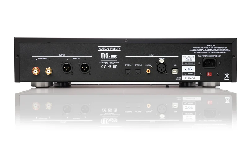 Musical Fidelity M6XDAC Noir - DAC avec 2 puces ES9038Q2M (Démonstrateur)