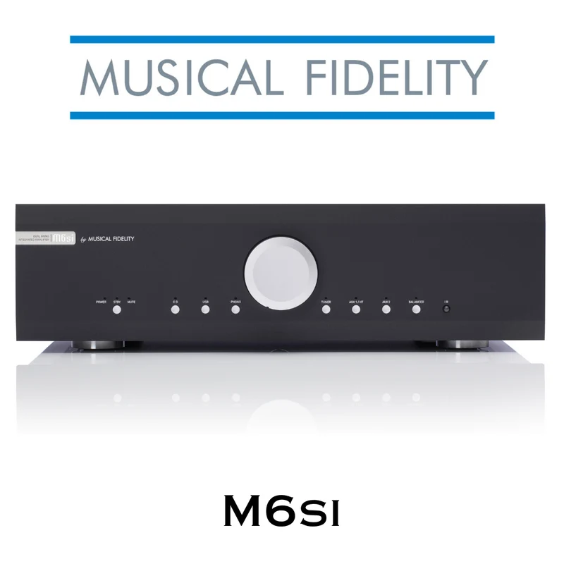 Musical Fidelity M6si - Amplificateur stéréo intégré 220 W/C, entrée phono