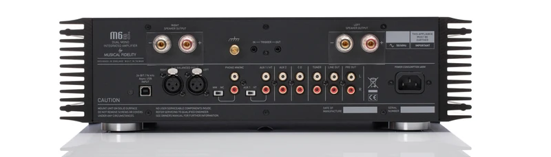 Musical Fidelity M6si - Amplificateur stéréo intégré 220 W/C, entrée phono