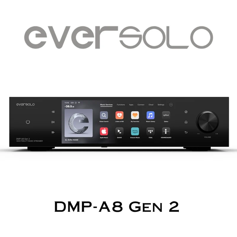 Eversolo DMP-A8 Gen 2 | Lecteur réseau, DAC et préamplificateur