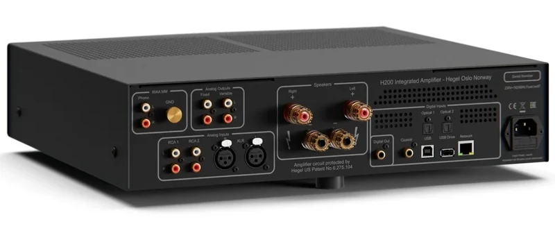HEGEL H200 | Amplificateur stéréo intégré connecté 150Watts/Canal